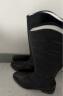百思图中长靴女冬季长筒西部靴骑士靴女士时装靴MD231DG2 黑色 38 晒单实拍图