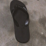 卡帝乐鳄鱼（CARTELO）人字拖鞋男士夏季户外穿运动居家用软底沙滩凉拖 VP1520 黑色 41 实拍图
