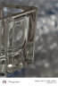 宫薰新中式透明烟灰缸玻璃家用客厅创意摆件茶几桌面 方形烟灰缸10cm 实拍图