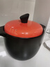 苏泊尔（SUPOR）砂锅炖锅陶瓷煲汤炖锅中药煲耐热新陶养生煲彩享系列燃气明火专用 TB60G1 夏橙 6L 实拍图