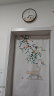 康巴丝（Compas）挂钟客厅 卡通儿童房石英钟表挂墙时钟 c2855 可爱猫咪 26cm直径 实拍图