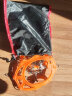 Golmud冰爪防滑鞋套 户外专业雪地 不锈钢冰抓登山鞋 钉滑雪装备 GM3608 18齿-橙色-M码（36-40码） 实拍图