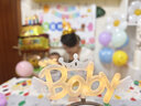 多美忆生日场景布置生日快乐发箍2个装宝宝baby生日快乐发光发箍 实拍图