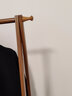 竹艺佳（ZHUYIJIA） 折叠挂衣架衣服架子简易衣帽架室内落地衣架收纳架置物架层架 材质加固茶色-116款 实拍图