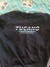 啄木鸟（TUCANO）卫衣男士潮流宽松圆领长袖t恤学生时尚休闲套头上衣男 黑色A 3XL  实拍图