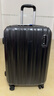 莎米特行李箱大容量可扩容 德国进口纯PC材质静音万向轮旅行拉杆箱PC154 黑色【可扩容】 22英寸 【中短途59L 需托运】 实拍图