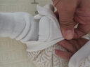 婧麒（JOYNCLEON）婴儿连体衣新生儿衣服秋冬保暖夹棉哈衣满月宝宝内衣纯棉连体衣 小树黄【优选精梳棉】 80cm 实拍图