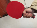 红双喜（DHS）乒乓球拍八星级横拍H8002芳碳5+2AC单拍附拍包+乒乓球 实拍图
