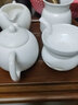 祥业高颜值羊脂玉瓷功夫茶具泡茶器全套装茶壶茶杯茶盘乔迁搬家送礼 听窗茶壶茶具套装六杯10件套 实拍图