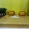 围棋棋盘象棋盘实木 比赛标准 楠竹盘新榧木盘 刻线拼盘 13路19路围棋盘50象棋大号象棋盘 胜发 2cm厚楠竹盘（13/19路） 实拍图