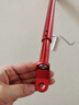 巧丂 摩托车改装配件平衡杆 多功能扩展支架电动踏车后视镜加固横杆 可调节镜座平衡感【红色】 实拍图