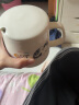 鼓团陶瓷个性定制平底马克水杯带盖勺男女家用咖啡杯 白色-灰色条纹猫   平底杯+盖+专属勺 晒单实拍图