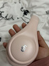 凡纪（fingertime）P9 主动降噪耳机头戴式蓝牙无线有线两用耳麦电竞音乐运动跑步游戏女学生适用电脑PC手机超长续航 【杏色】ANC双重降噪丨HIFI音质 实拍图