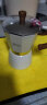 Bincoo摩卡壶意式家用手冲咖啡壶意大利特浓香煮咖啡壶小型浓缩 【4-6人份】米白（含滤纸） 300ml 实拍图