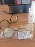 睛姿（JINS）时尚圆形大框日用防蓝光辐射电脑护目眼镜男女FPC21S101 86棕色代瑁(无包装） 实拍图