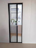 米囹铝合金透明水晶板亚克力折叠推拉门隐形厨房卧室内空调隔断免打孔 定制商品拍前联系客服 实拍图