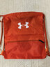抽绳篮球包双肩收纳训练包足球包男女运动健身瑜伽游泳防水包鞋袋 橙色 小号(能装鞋) 实拍图