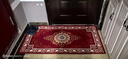 双喜临门 入户门地垫门垫防滑吸水脚垫家用卧室客厅茶几垫厨房卫浴防滑垫 贵族红 70cm*140cm 实拍图