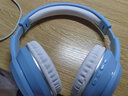 博音[顺丰速发]降噪耳机头戴式蓝牙耳机适用苹果头戴式耳机纯色无线超长续航游戏电竞带麦克风笔记本 【天空蓝】升级5.3隔音降噪 实拍图