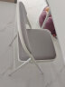 赛森电脑桌台式学生简易书桌家用可折叠桌写字桌出租房阳台化妆小桌子 白腿灰网单椅 实拍图