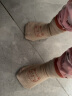 欧育婴儿地板袜秋冬儿童防滑袜宝宝学步袜袜子早教袜套B1545粉兔组M码 实拍图