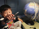 FUNGLOBE 智能语音点读AR地球仪启蒙会说话的大号32cm儿童学生用初中生3d凹凸立体浮雕 30CM卫星款AR点读款(720°充电款外框银色) 实拍图