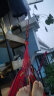 CUORETOUR 柯拉图吊床专业绑带快速搭建可调距扁带高强涤纶晾衣绳便携 3米10个调节环（橙色2条）+2个扣 晒单实拍图