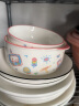 美厨（maxcook）陶瓷碗泡面碗饭碗 卡通碗陶瓷碗汤碗 带盖碗勺750ml MCTC0803 实拍图