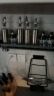 尚美德厨房调料置物架壁挂储物免打孔厨房用具挂件收纳架 枪灰色-40CM 实拍图