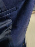 威可多（VICUTU）男士夹克零压轻商务舒适羊毛时尚翻领修身毛呢外套男VRS88343500 蓝色 175/92A 实拍图