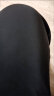 卡度顿衬衫男纯色商务休闲长袖衬衫男韩版修身职业工作服四季款白衬衣男 黑色 3XL 实拍图