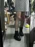 马丁（DR.MARTENS）Zavala西部靴男女款夏季舒适轻量黑色工装风马丁靴 黑色 38 实拍图