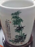 傲世景德镇陶瓷器国风新中式笔筒办公桌面创意客厅摆件家居装饰品摆设 粉彩梅兰竹菊笔筒+底座 实拍图