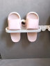 太力浴室拖鞋架免打孔置物架卫生间门后拖鞋收纳挂架 折叠双人款1个 实拍图
