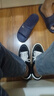 人本男鞋帆布鞋男2024年秋季新款休闲鞋潮流百搭低帮平底鞋黑色情侣款 黑色 42 实拍图