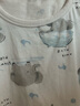 aqpa【135g新疆棉】婴儿内衣套装夏季纯棉男女宝宝衣服薄款分体短袖 泡泡小象 120 实拍图