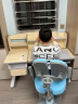 可喜达德国Coxida儿童学习桌实木学生书桌家用中小学生写字桌椅套装手摇 电动旗舰款 120CM（桌腿电动升降 实拍图