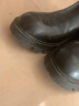 百丽休闲切尔西靴男商场同款潮酷街头套脚短靴休闲皮靴A0598DD1 黑单里-A0598(筒高11CM) 40 实拍图