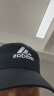adidas阿迪达斯帽子男女休闲运动帽遮阳时尚潮流棒球帽网球帽户外鸭舌帽 黑色 HS5510 实拍图
