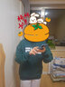 斐乐（FILA）官方多彩卫衣长袖情侣装宽松时尚运动连帽套头衫男女上衣印花 （加绒）秀峰绿-GN M 170/92A 实拍图