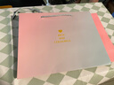 新品ins风包装袋 渐变礼品袋 服装店手提袋 纸袋 定制logo礼物袋子 064金爱心袋 （银色色丝带） 中号25*20*12 实拍图