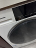 松下（Panasonic）滚筒洗衣机全自动家用 真白月光2.0 白色10公斤超薄大容量除螨洗 光动银除菌 泡沫净XQG100-3E1AK 实拍图