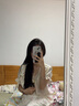 遇上佳人 假发女三片式长直发 接发垫发片女隐形无痕蓬松仿真发片增加发量 长直发-棕黑色 黑色系 55cm 实拍图