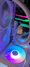 九州风神（DEEPCOOL）魔影CF120电脑机箱风扇白色三连包（幻彩ARGB/温控调节/波纹扇叶） 实拍图