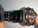 适用于卡西欧casio gshock树脂手表带GA-110GB GD120 700 400橡胶表带 黑色银扣 实拍图