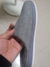 傲万家居棉拖鞋男士家用秋冬季厚底防滑2021新款室内保暖毛毛绒拖鞋男 深灰 40-41 适合39-40 实拍图