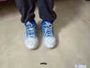 七郎迪男鞋夏季透气网面运动休闲跑步气垫减震初中学生增高老爹潮鞋子男 天蓝【升级款】PK22 36 实拍图