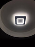 晶蕾北欧led过道灯创意网红玄关走廊阳台吸顶灯具现代简约轻奢入户灯 A款20厘米方形暖光暗装 实拍图