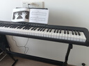 贝琪电子琴88键成人儿童6-12岁便携新手入门幼师学生初学者电子钢琴 B176【经典款】88键-简约黑 套餐三：标配+Z型琴架 实拍图