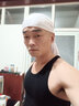 续点工字背心男夏季弹力修身休闲健身紧身运动跨栏棉男士吊带无袖坎肩 白色+黑色 L 码108-126斤左右修身版型 实拍图
